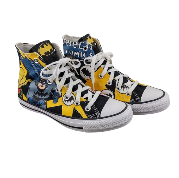Converse Shoes - Converse Unisex Batman 80th Anniversary Sneakers (M 5.5 W 7.5)
